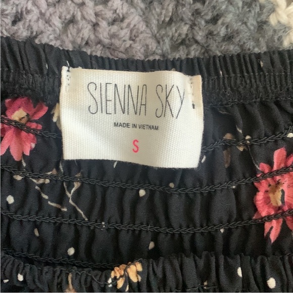 Floral Smocked Top | Sienna Sky - Picture 3 of 3